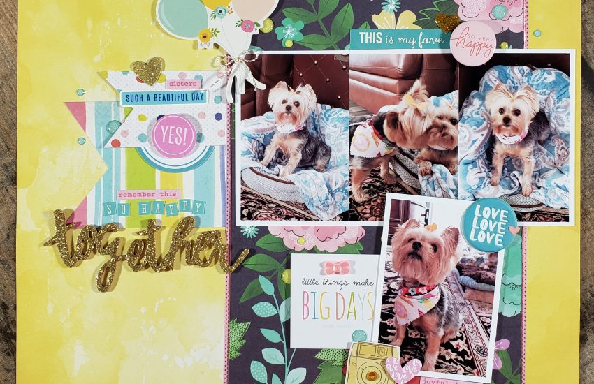 Scrap Our Stash June Challenge – So Happy Together