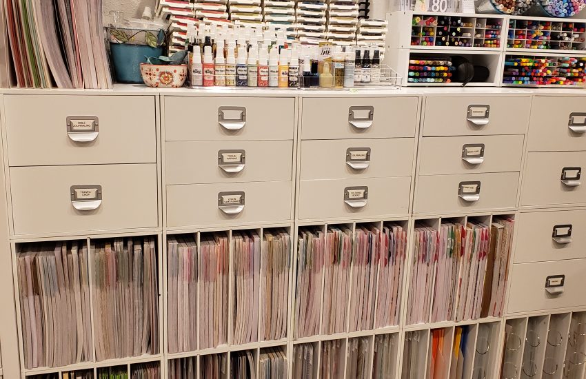 “Organize Wednesday” – Paper Storage Part 1 (12×12 Paper Pads)