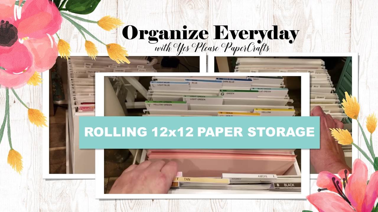  12x12 Paper Storage