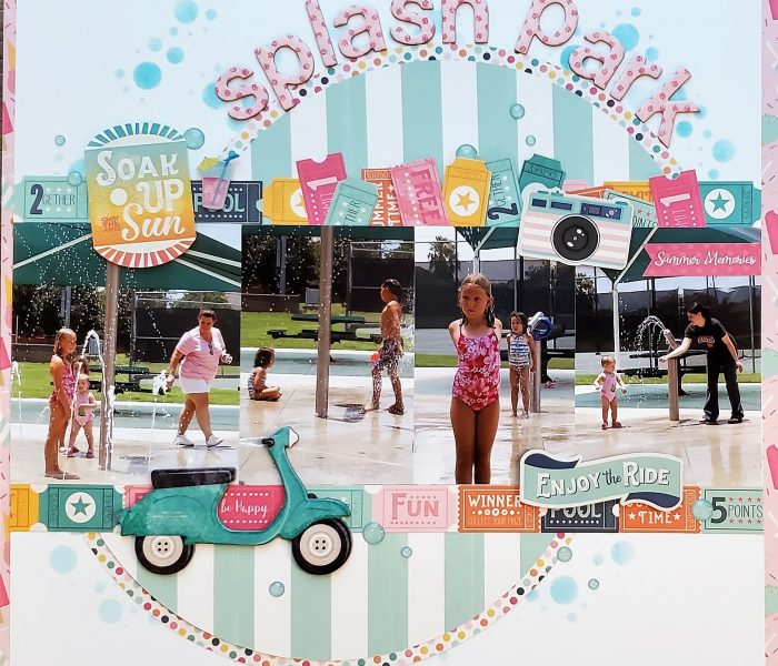 Scrap Our Stash | August Sketch Challenge | Splash Park
