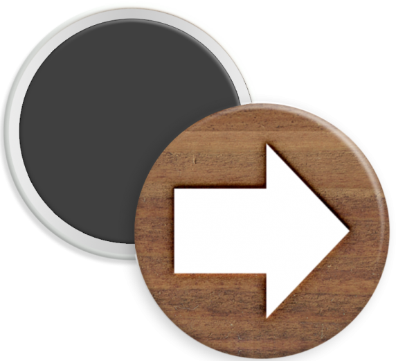 White Arrow on Wood