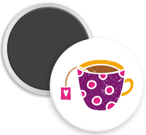 Polka Dot Tea Cup