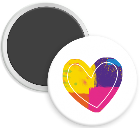 Tri Color Heart