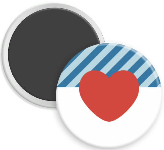 Red Heart Blue Stirpes