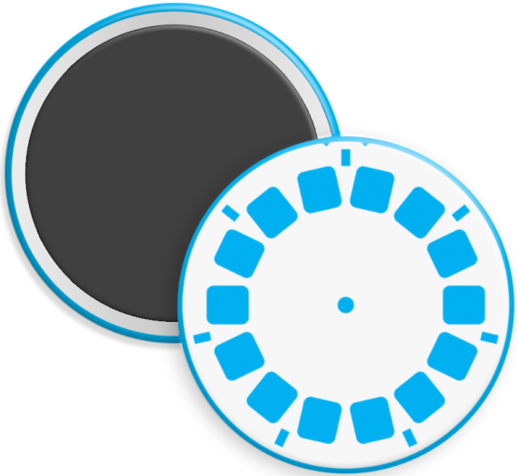 Film Reel Sky Blue