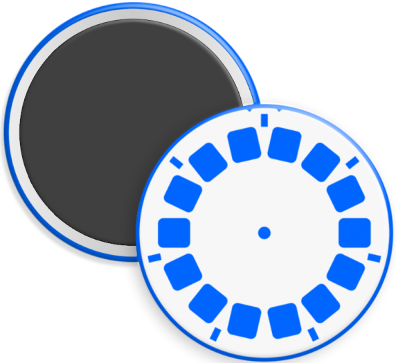 Film Reel Blue