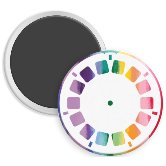 Film Reel Rainbow Stripes