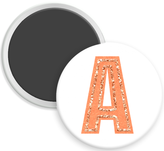 Peach Gold Outline
