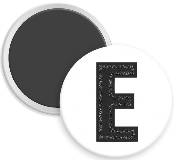 Black Silver Outline