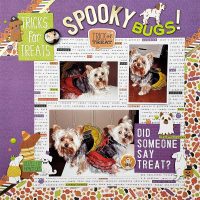 Scrap Our Stash | October Sketch Challenge | Spooky Bugs