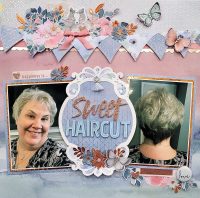 Scrapbook Layout with the Beautiful Sentiment Vignettes by Becca Feeken