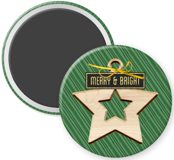 Holly Jolly Merry & Bright Star