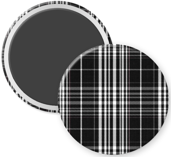 January Days Black & White Plaid