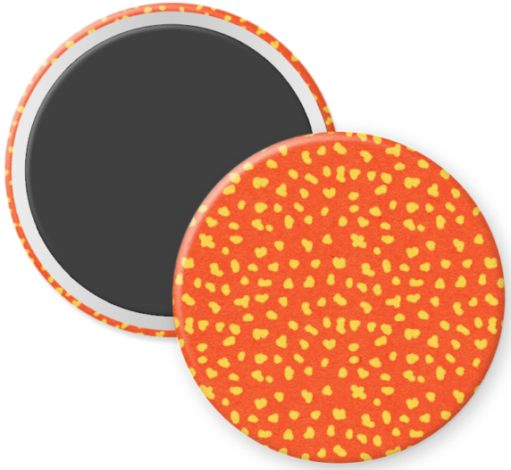 Yellow Specks on Orange