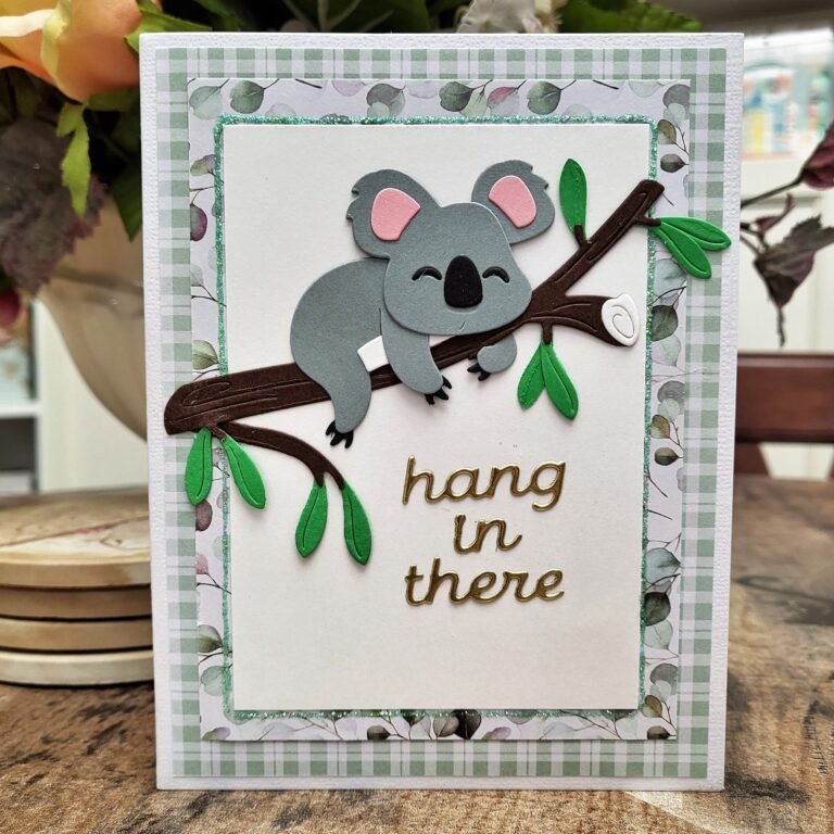 “koala Smiles” Spellbinders Card Kit May 2022 Yes Please Papercrafts 4519