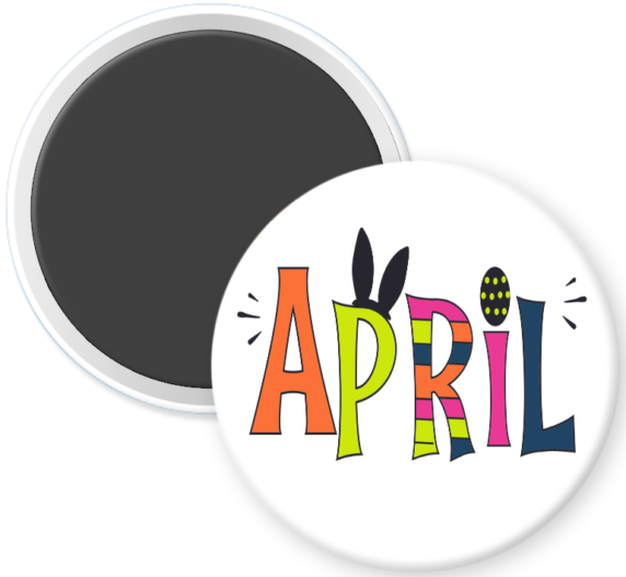 April Word Art