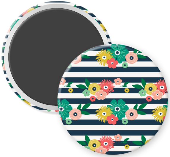 Be-You-tiful Flowers on Stripes
