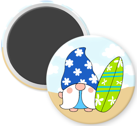 Gnome with Surfboard