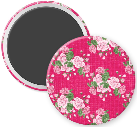 August Days Pink Floral Fabric