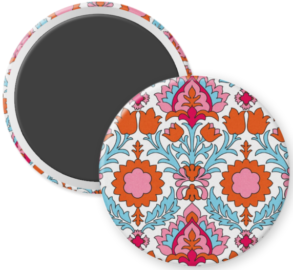 August Days Damask Print