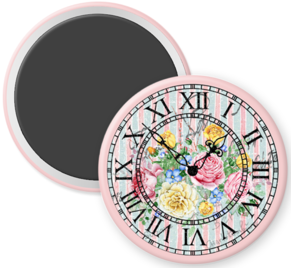 Floral Clock 1 Yes Please PaperCrafts