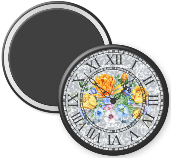 Floral Clock 6 Yes Please PaperCrafts