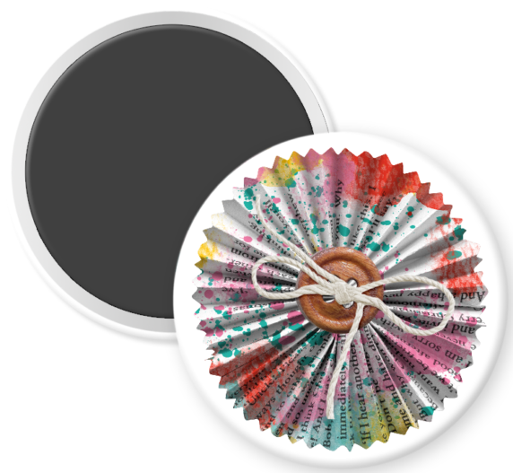 Rosette with Button