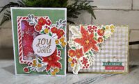 Christmas Cards created using the Spellbinders October 2022 Club Kits