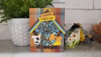 “You’re Pawsome” Card created with Spellbinders “3D Vignette Pet House” by Becca Feeken
