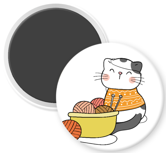 Knitting Kitty