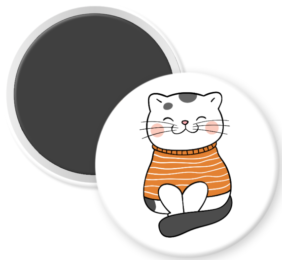 Cat in Orange Stripes