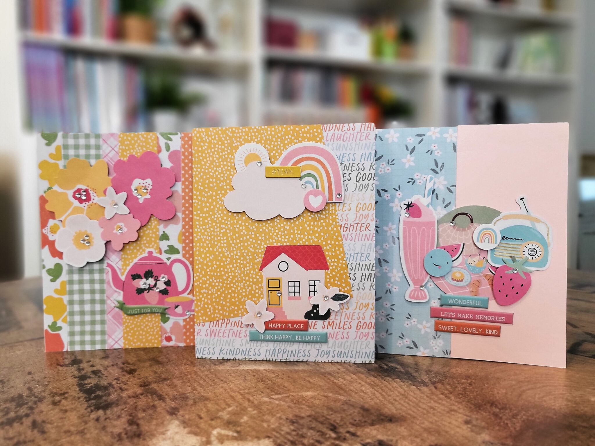Cards Created with Spellbinders “Happy Skies Ahead” Card Kit for April ...