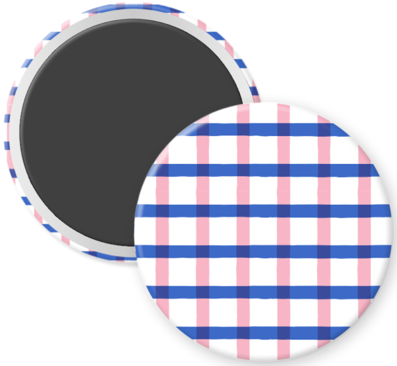 Hippity Hop Blue & Pink Check