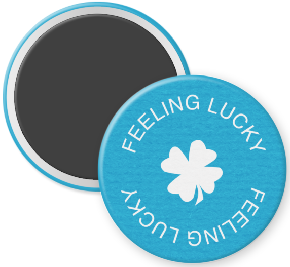 Feeling Lucky in Blue